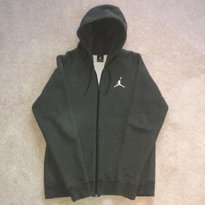 Men’s Medium Jordan Zip hoodie Olive Green